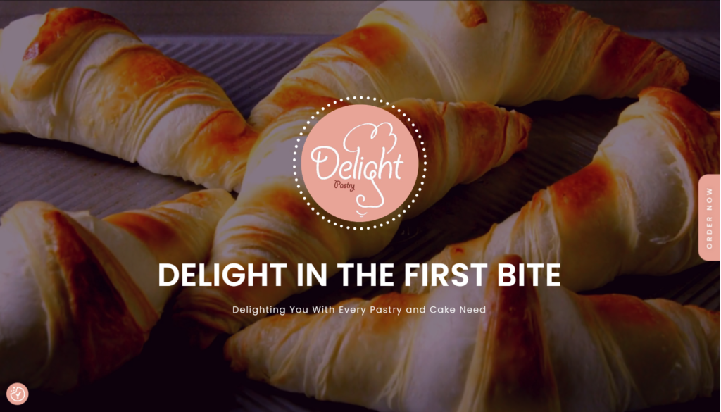 Delight Pastry Home Page